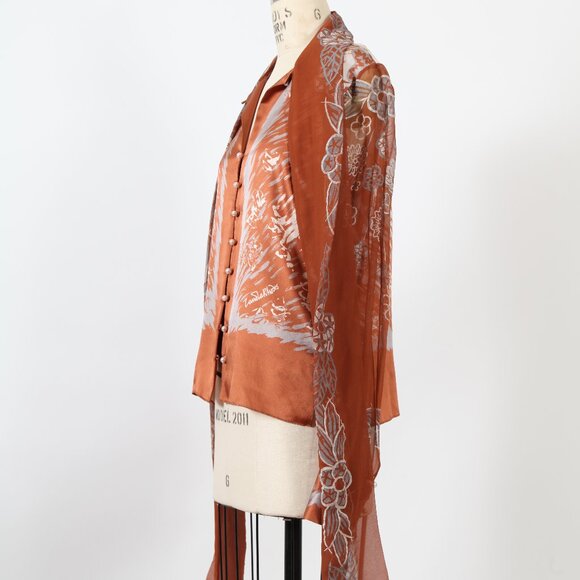 Zandra Rhodes Blouse - Picture 1 of 2